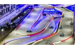 Protex Karting Barrier 실외 설치 사…