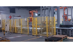 산업용 안전펜스 설치 사례 - OB맥주 이천공장